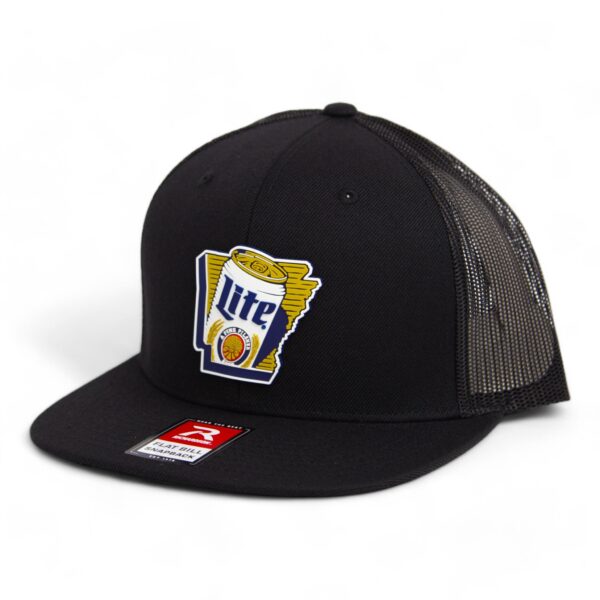 It's Miller Time Arkansas 3D Wool Blend Flat Bill Hat- Black
