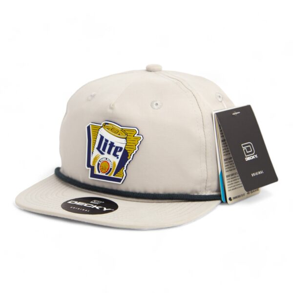 It's Miller Time Arkansas 3D Classic Rope Hat- Grey/ Charcoal
