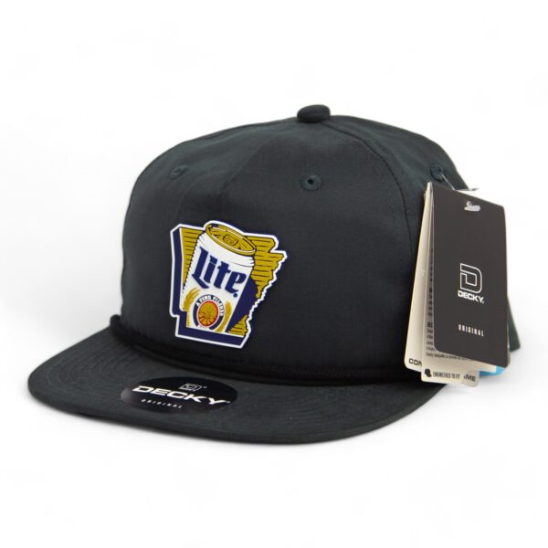 It's Miller Time Arkansas 3D Classic Rope Hat- Charcoal/ Black