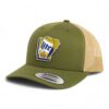It's Miller Time Arkansas 3D YP Snapback Trucker Hat- Moss/ Tan