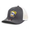 It's Miller Time Arkansas 3D Snapback Trucker Hat- Charcoal/ White