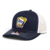 It's Miller Time Arkansas 3D Snapback Trucker Hat- Navy/ White