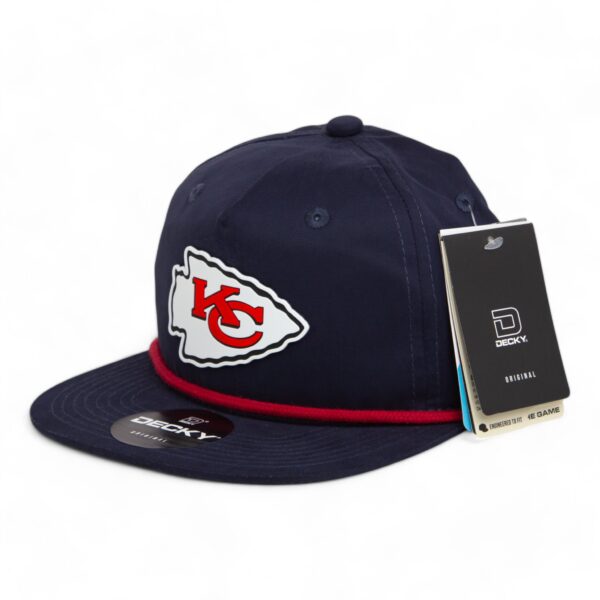 Kansas City Chiefs 3D Classic Rope Hat- Navy/ Red