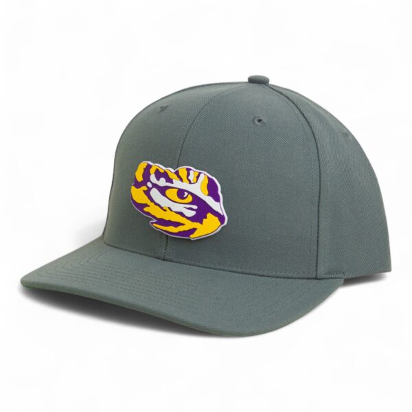 LSU Tiger Eye 3D Snapback Surge Trucker Hat- Charcoal