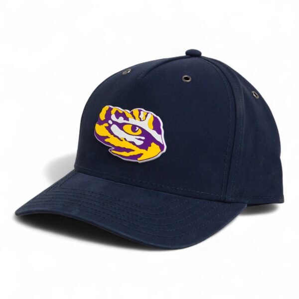 LSU Tiger Eye 3D Snapback Canvas Hat- Navy