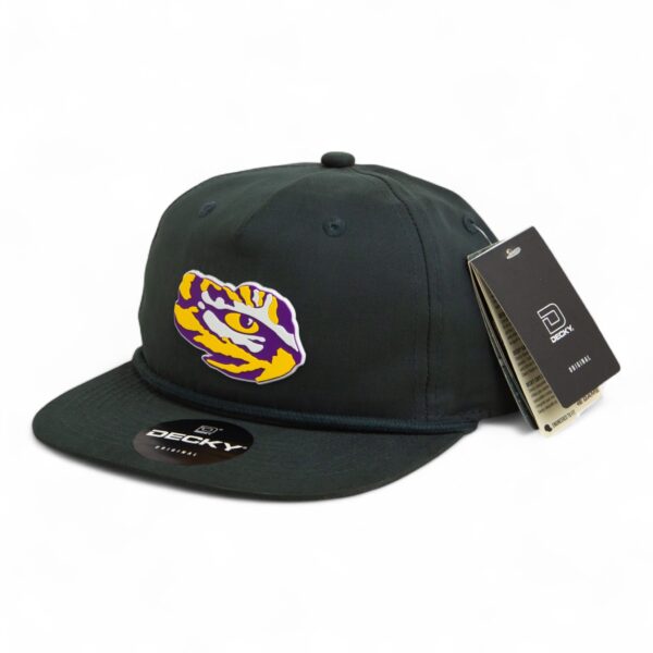 LSU Tiger Eye 3D Classic Rope Hat- Charcoal