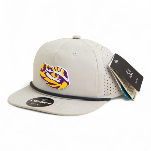 Decky Perforated- Tiger Eye
