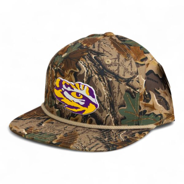 LSU Tiger Eye 3D Umpqua Rope Hat- Realtree Advantage/ Khaki