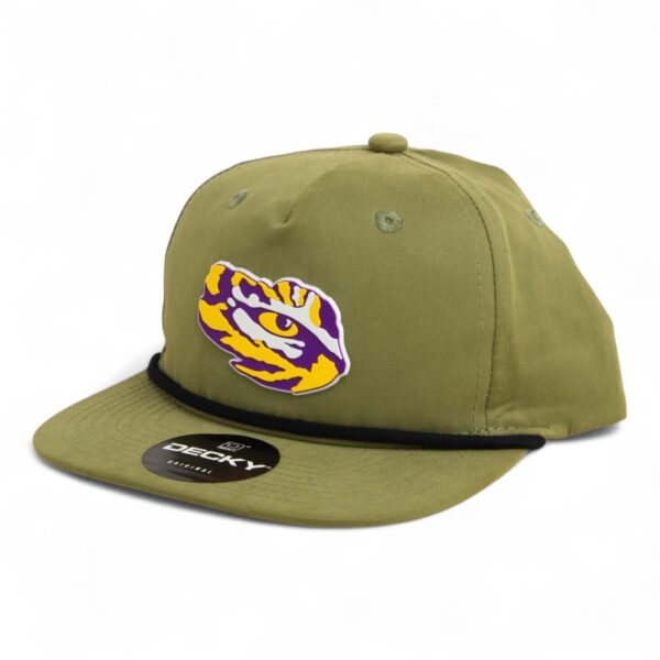 LSU Tiger Eye 3D Classic Rope Hat- Loden/ Black