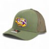 LSU Tiger Eye 3D Snapback Trucker Hat- Loden