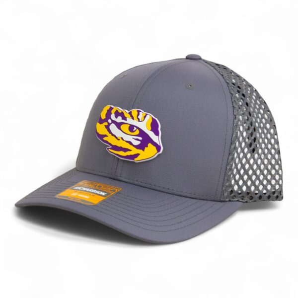 LSU Tiger Eye 3D Snapback Tilikum Trucker Hat- Charcoal