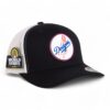 Los Angeles Dodgers 2024 World Series 3D YP Snapback Trucker Hat- Black/ White