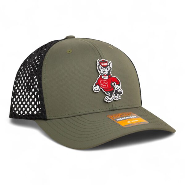NC State Wolfpack Strutting Wolf 3D Snapback Tilikum Trucker Hat- Loden/ Black
