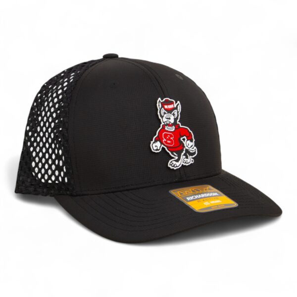NC State Wolfpack Strutting Wolf 3D Snapback Tilikum Trucker Hat- Black