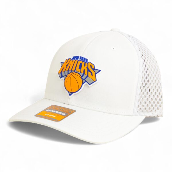 New York Knicks 3D Snapback Tilikum Trucker Hat- White