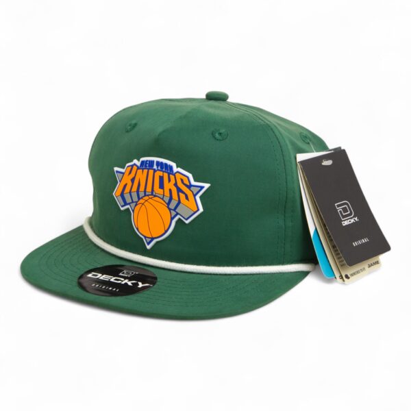 New York Knicks 3D Classic Rope Hat- Forest/ White