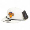 New York Knicks 3D Perforated Rope Hat- White/ Black