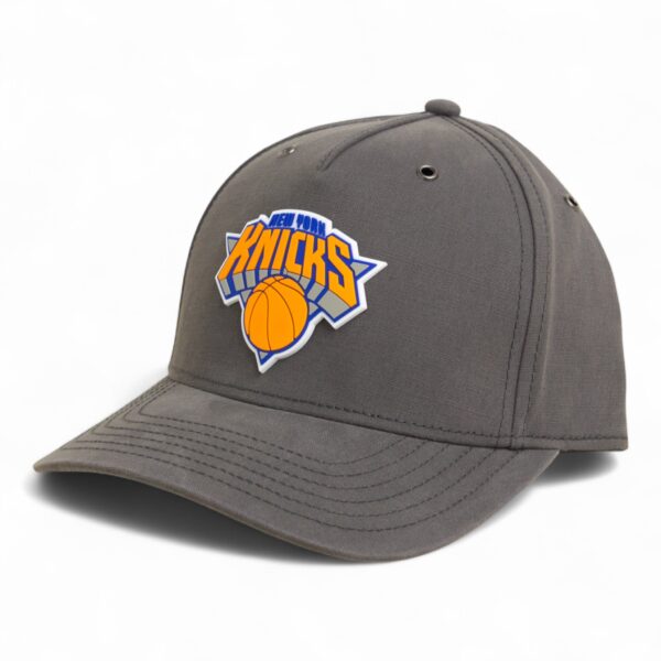 New York Knicks 3D Snapback Canvas Hat- Charcoal