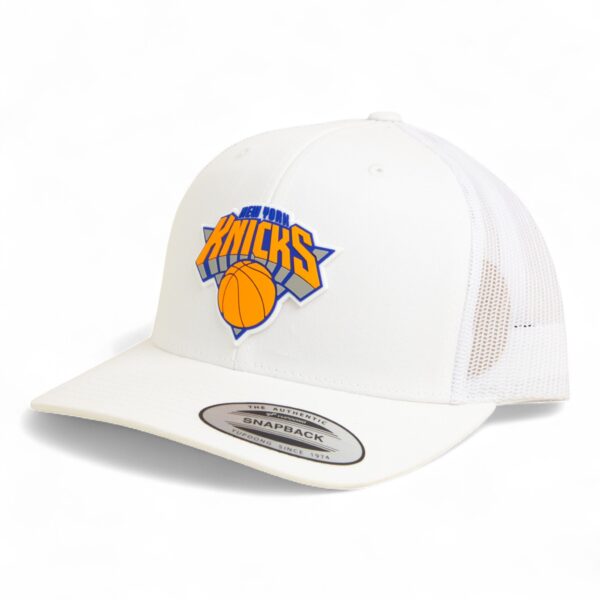 New York Knicks 3D YP Snapback Trucker Hat- White