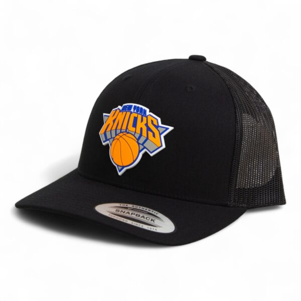 New York Knicks 3D YP Snapback Trucker Hat- Black