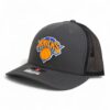 New York Knicks Snapback Trucker Hat- Charcoal/ Black