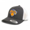 New York Knicks 3D YP Snapback Trucker Hat- Charcoal/ White