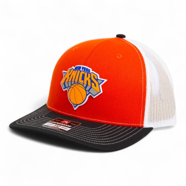 New York Knicks Snapback Trucker Hat- Orange/ White/ Black
