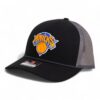 New York Knicks Snapback Trucker Rope Hat- Black/ Charcoal