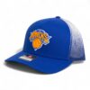 New York Knicks Snapback Trucker Hat- Royal Fade