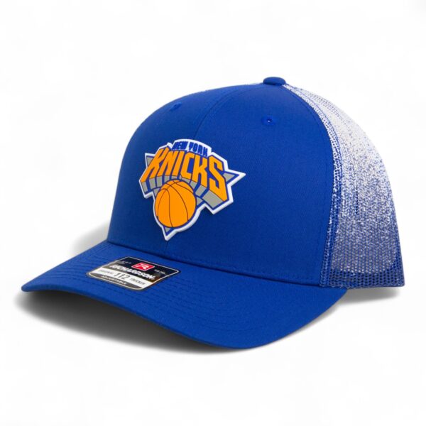New York Knicks Snapback Trucker Hat- Royal Fade