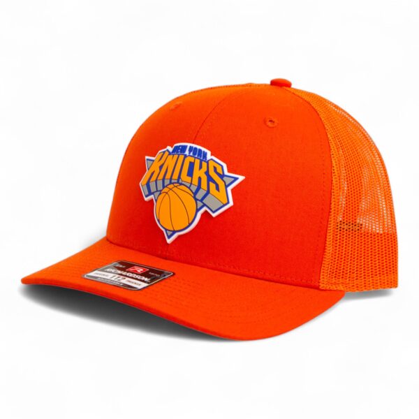 New York Knicks Snapback Trucker Hat- Orange