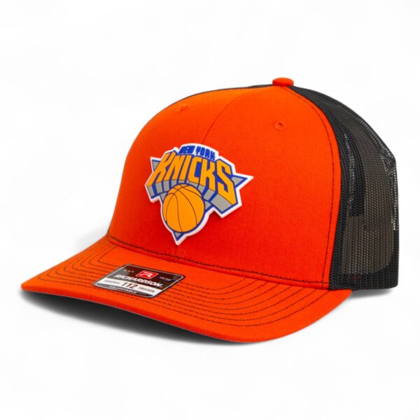 New York Knicks Snapback Trucker Hat- Orange/ Black