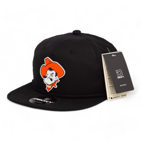 OSU Cowboys Pistol Pete 3D Classic Rope Hat- Black