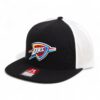 Oklahoma City Thunder 3D Wool Blend Flat Bill Hat- Black/ White