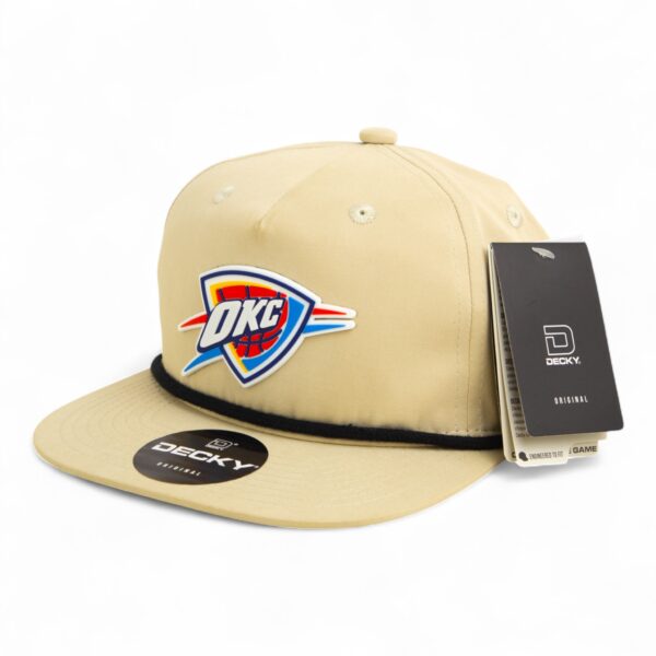 Oklahoma City Thunder 3D Classic Rope Hat- Birch/ Black