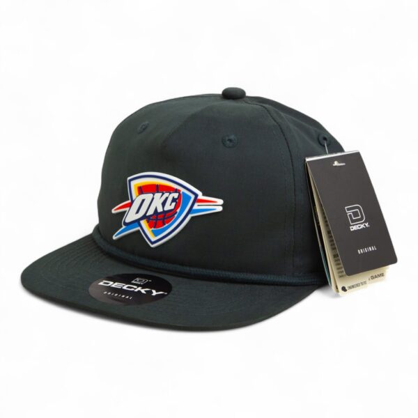Oklahoma City Thunder 3D Classic Rope Hat- Charcoal