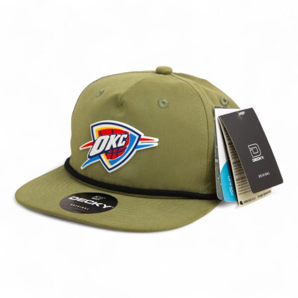 Oklahoma City Thunder 3D Classic Rope Hat- Loden/ Black