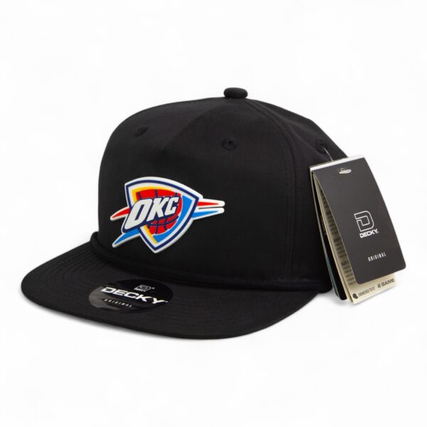 Oklahoma City Thunder 3D Classic Rope Hat- Black