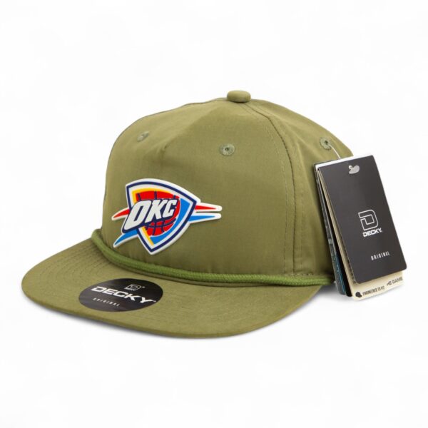Oklahoma City Thunder 3D Classic Rope Hat- Loden