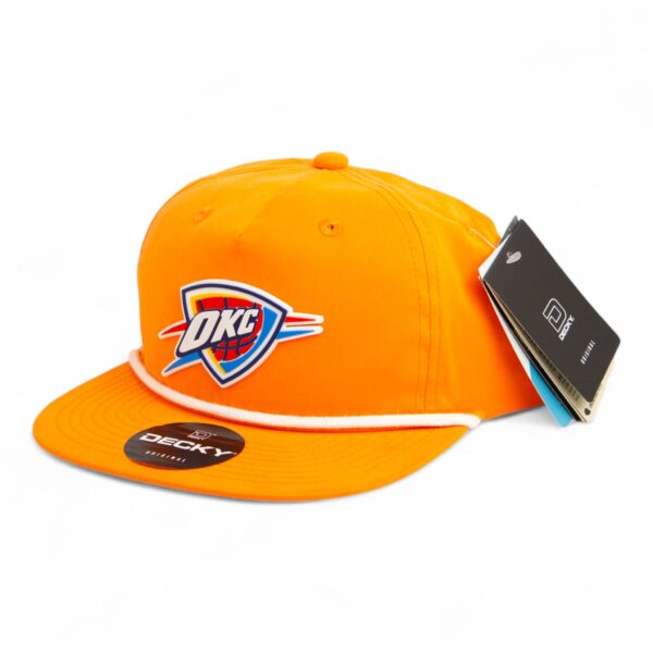 Oklahoma City Thunder 3D Classic Rope Hat- Orange/ White