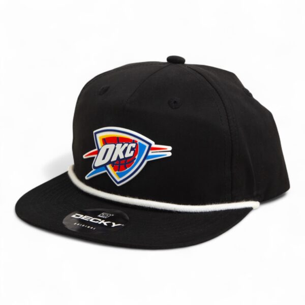 Oklahoma City Thunder 3D Classic Rope Hat- Black/ White