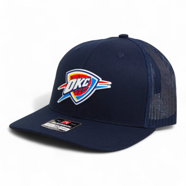 Oklahoma City Thunder Snapback Trucker Hat- Navy
