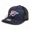 Oklahoma City Thunder Snapback Trucker Hat- Admiral Duck Camo/ Black