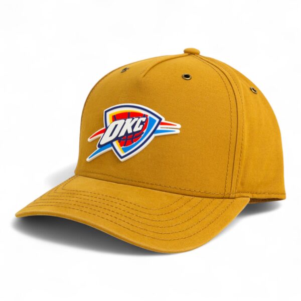 Oklahoma City Thunder 3D Snapback Canvas Hat- Wheat