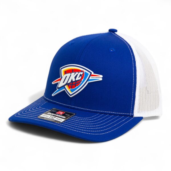 Oklahoma City Thunder Snapback Trucker Hat- Royal/ White