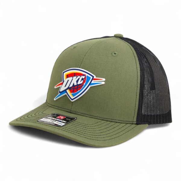 Oklahoma City Thunder Snapback Trucker Hat- Loden/ Black