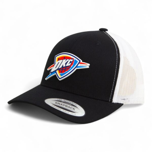 Oklahoma City Thunder 3D YP Snapback Trucker Hat- Black/ White