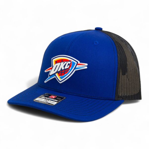 Oklahoma City Thunder Snapback Trucker Hat- Royal/ Black