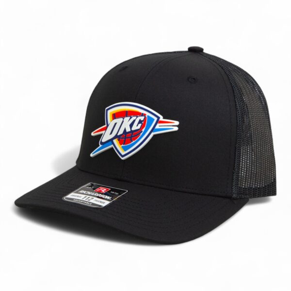 Oklahoma City Thunder Snapback Trucker Hat- Black