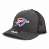Oklahoma City Thunder Snapback Trucker Hat- Charcoal/ Black